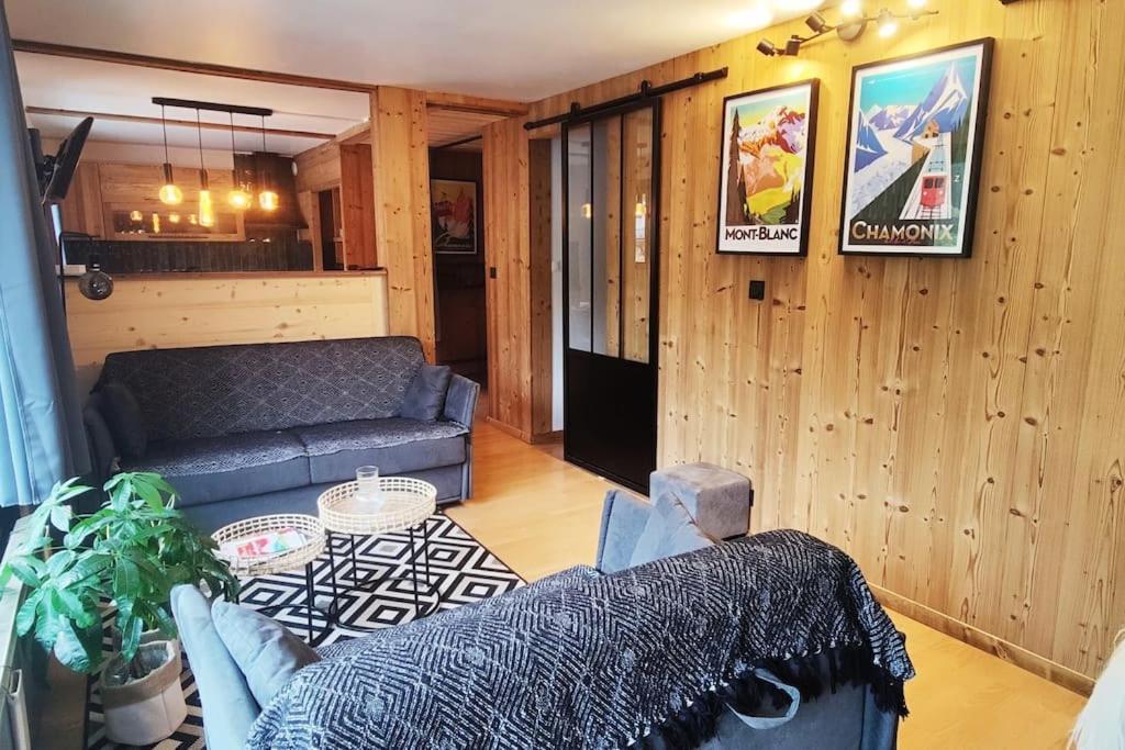 Apartement Vue Montage Magnifique 2Ch 5Mn Piste 3 Les Houches Exterior photo